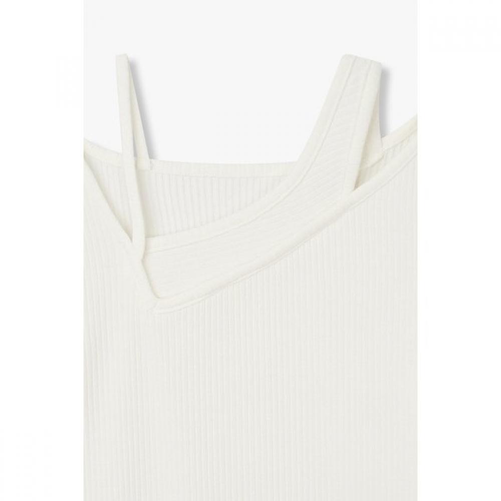 Vov CuTouT DeTail Rib T shirT 7156340006