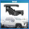 Front Glove Box Lid Latch Lock Handle Cover for Chevrolet Silverado 1500 2001-2007 Latch Catch Clip Black Auto Accessories