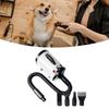 Dog Dryer Speed Adjustable Low Noise Heat Resistant Portable Pet Grooming Blower for Dogs Cats