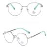 Anti-Blue Ray Kids Glasses Children Boy Girls Eyewear Ultra Light Round Metal Frame Computer Eye Protection Eyeglasses Spectacle