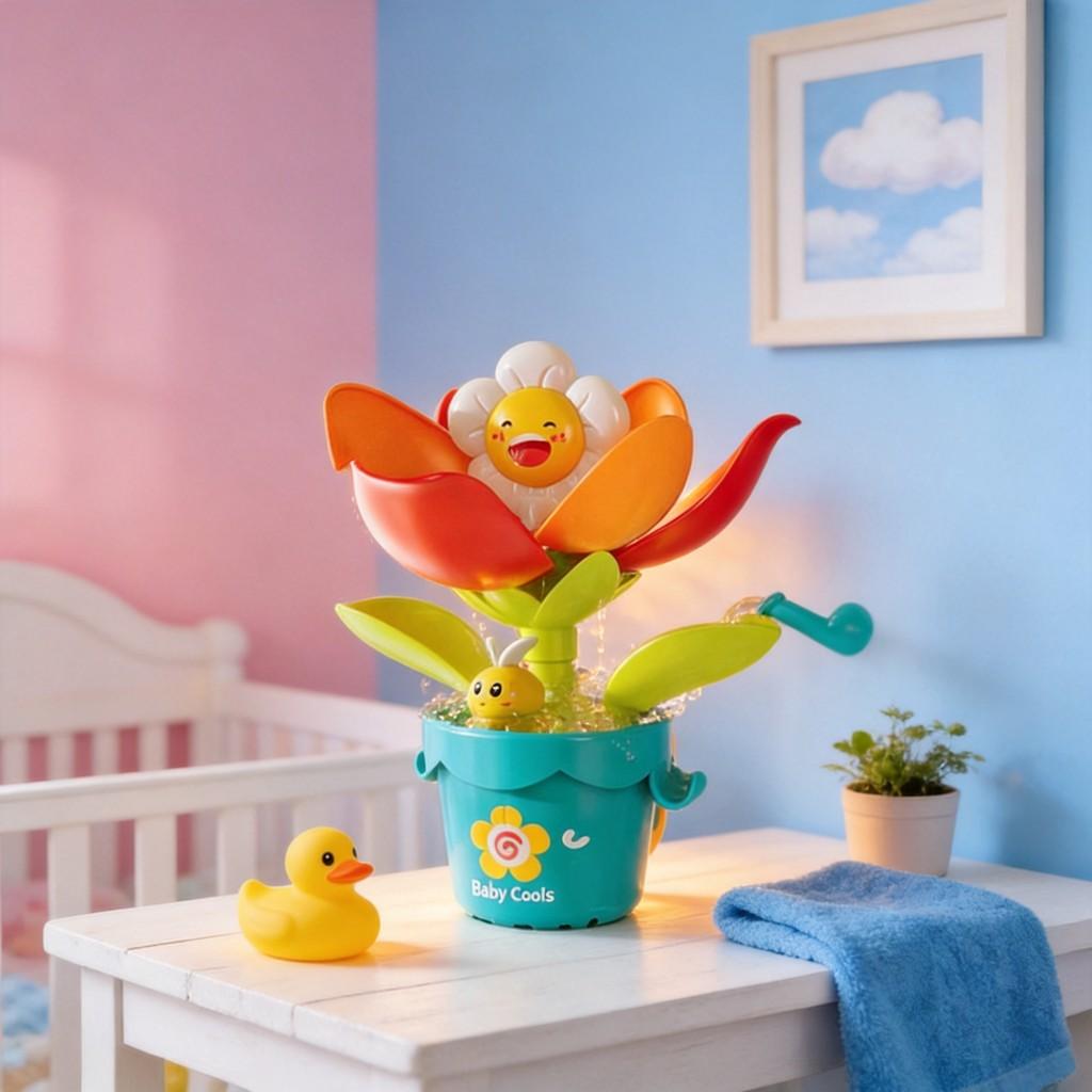 Baby Water Play Toy With Water Sprayer For Bathtub Fun And Sensory Development