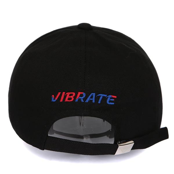 VIBRATE Korean Flag Logo Ball Cap (Black)