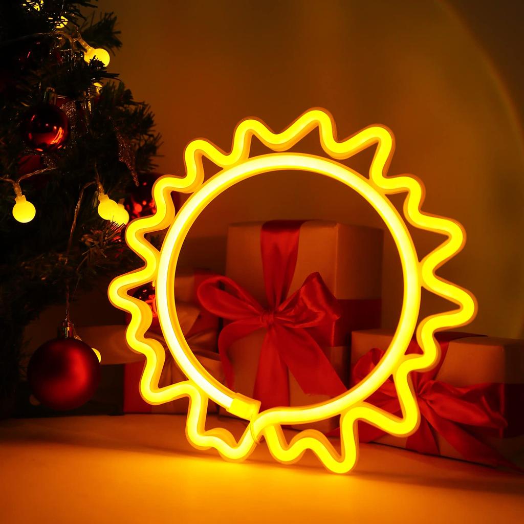 ENUOLI Sun Neon Sign USB or Battery Powered Direct from Japan
