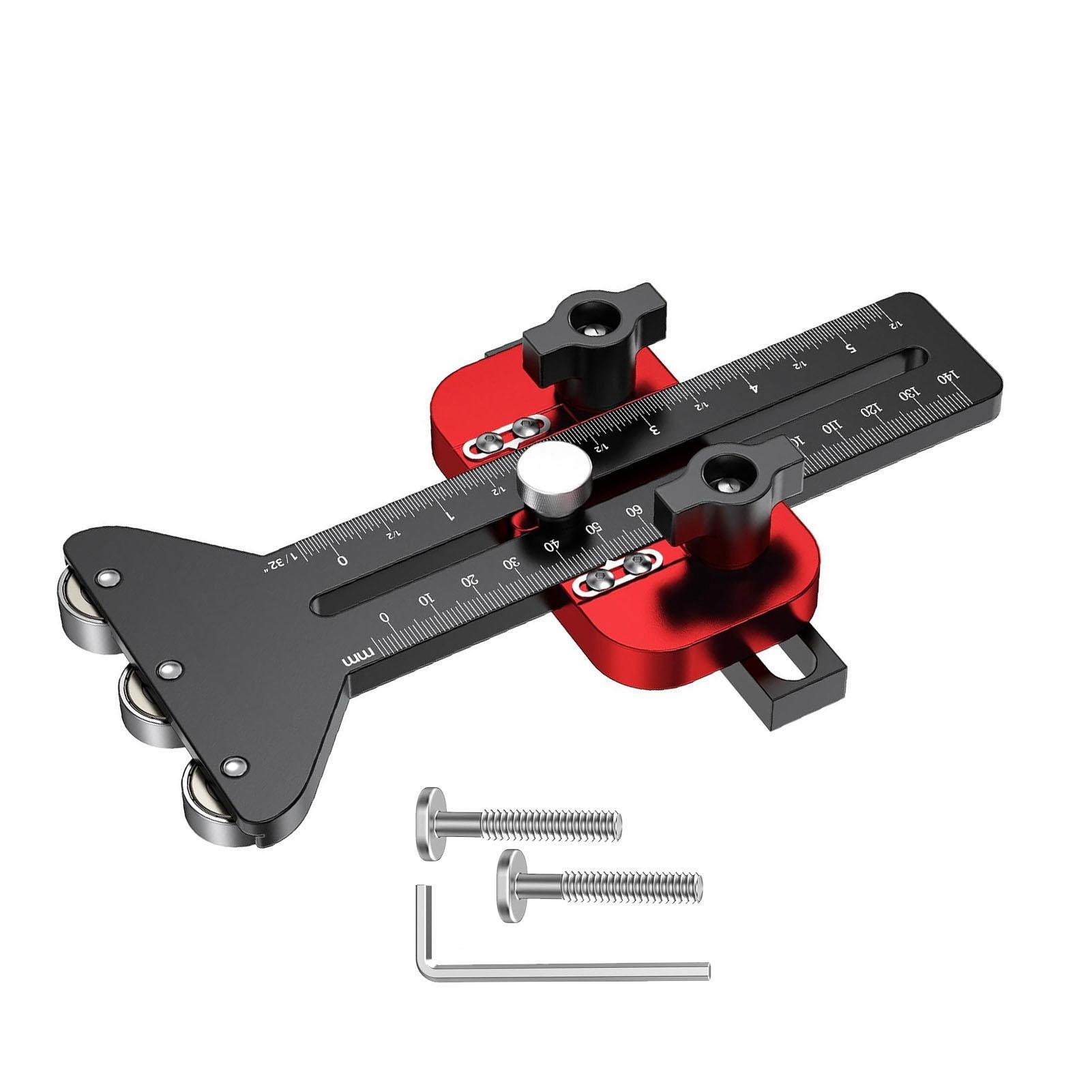 

Thin Crack Table Saw Jig Guide 3 Pulleys Limiters for 3 8x3 4in U Slot 1 4x3 8in T Slot
