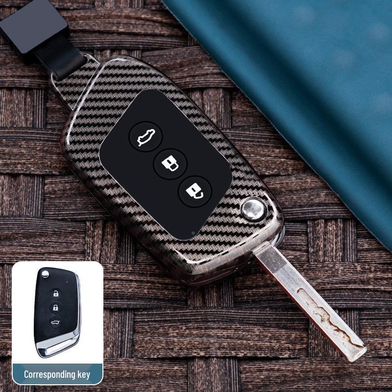 Metallschlüsselhülle für New Baojun RS5, RC6, RM5, RS3 - Schutzhülle mit Schnalle