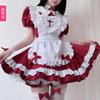 Cross goth loli maid costume halloween adult costume anime dress soft girl dress