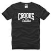 Crooks And CASTLES tshirt NEW arrived casual cotton t shirt Unisex size 3XL top tees summer style