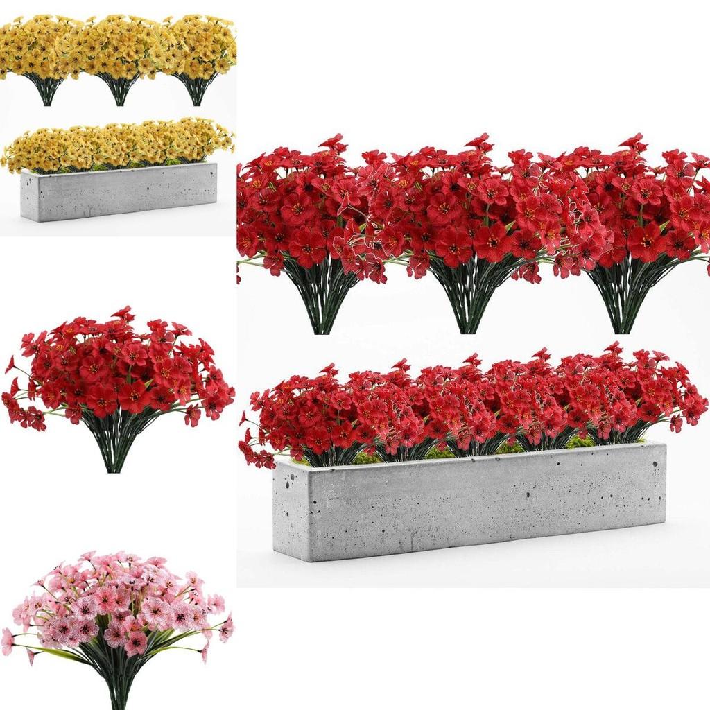Multicolor Artificial Flowers For Outdoor Garden Porch Decor