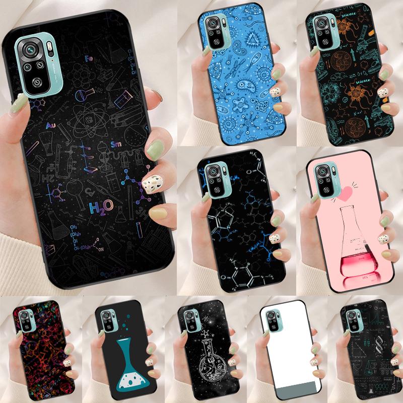 Biology and Chemistry Cover For Xiaomi Redmi Note 14 13 Pro 12 11 9 10 9S 10S 11S 12S Redmi 14C 10C 12C 13C Case