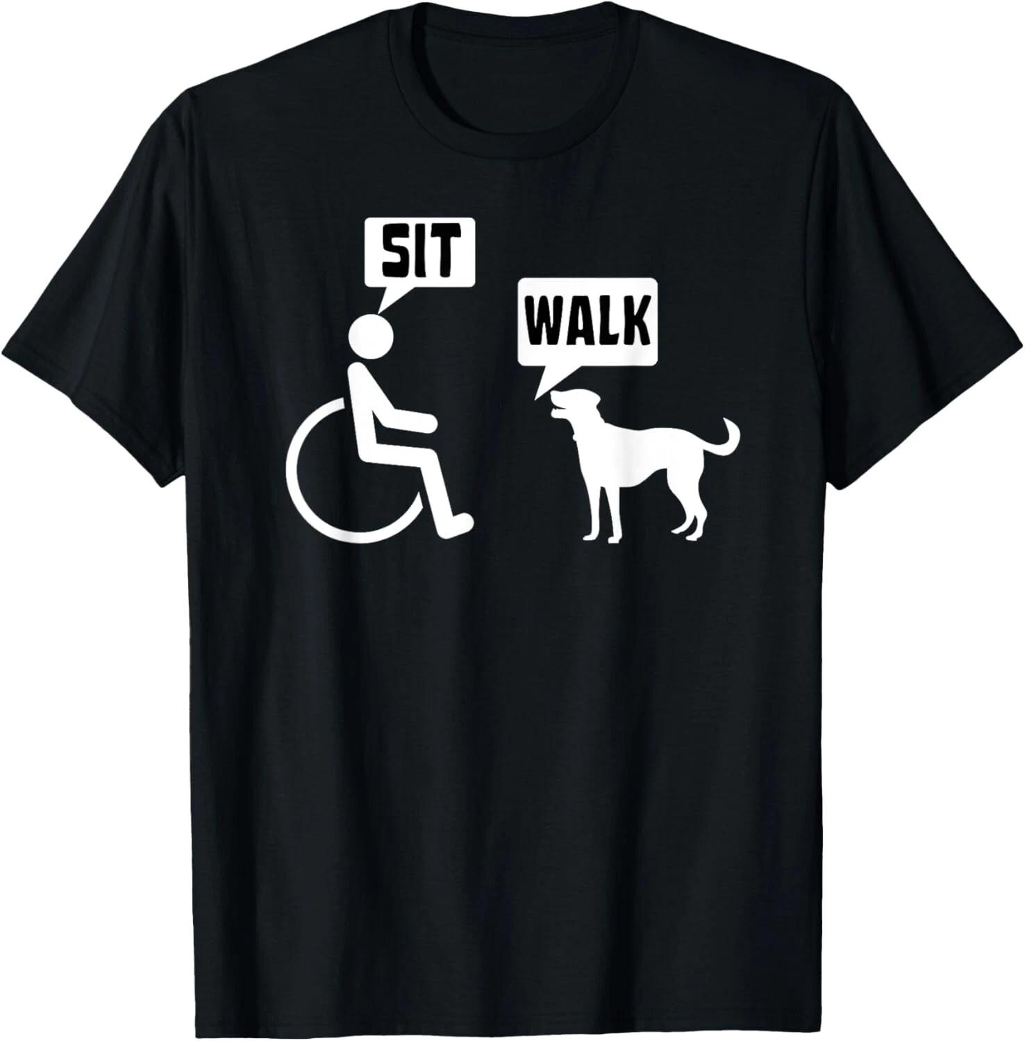 

Funny wheelchair humor joke for a disability in a wheelchair Gift Unisex T-Shirt L