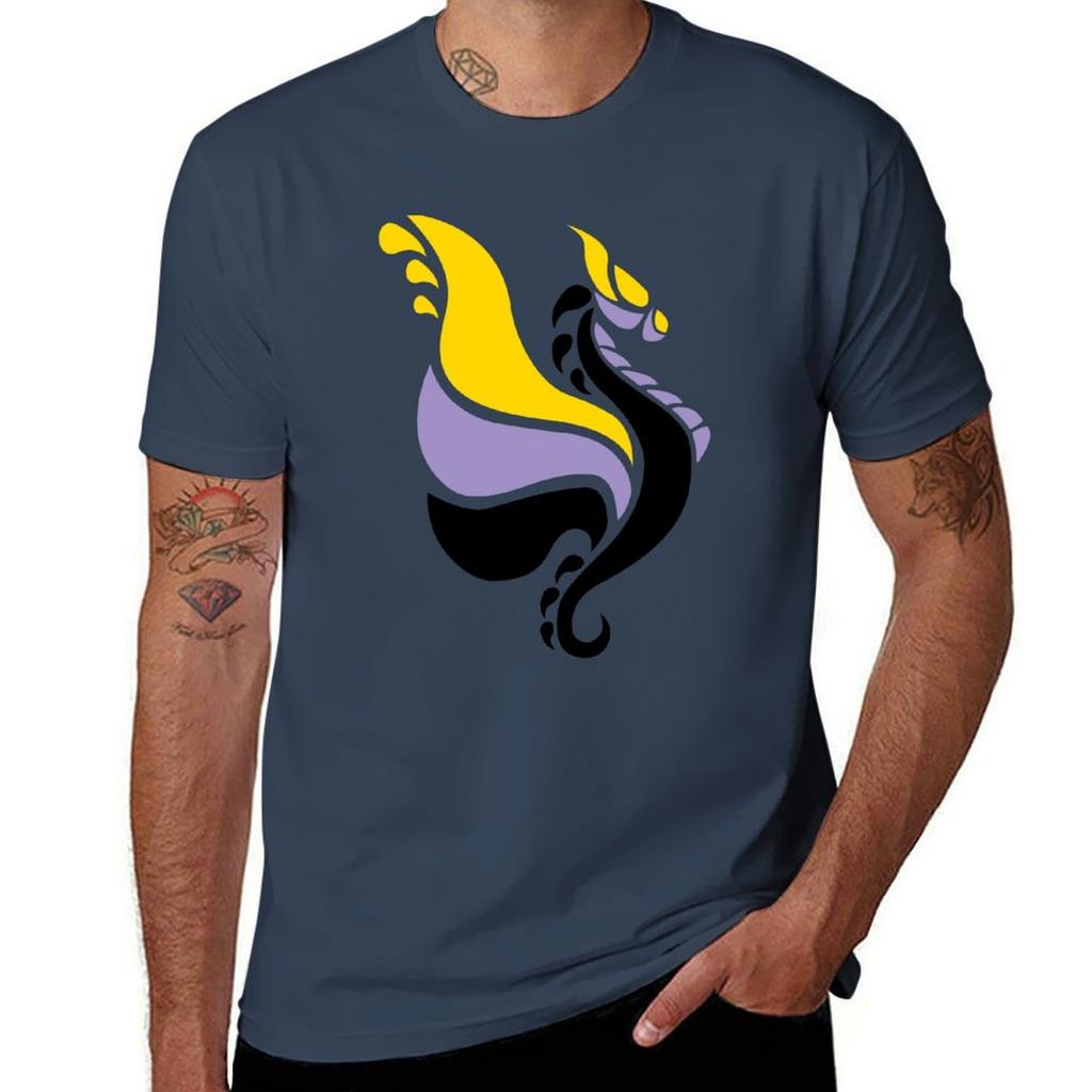 Sea Dragon Enby Tshirt Perforunisexce Workout Short Sleeve Tee