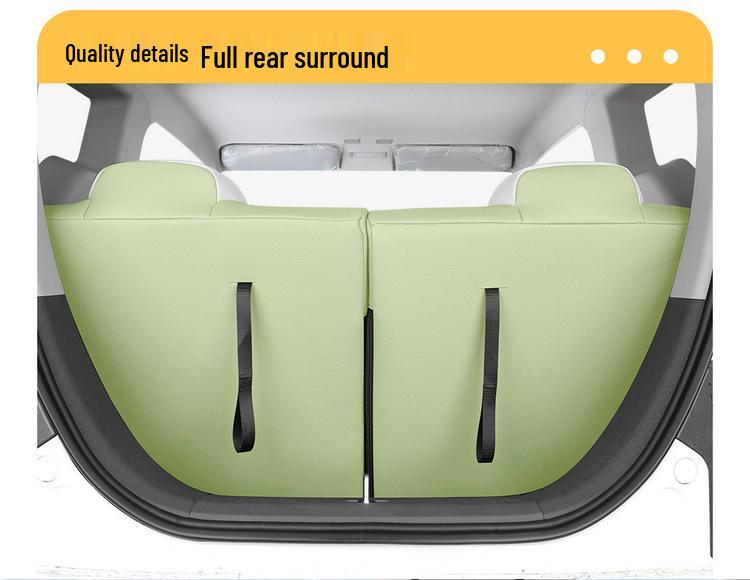 Panda Mini Universal Leather Car Seat Cushion - New Model, All-Season