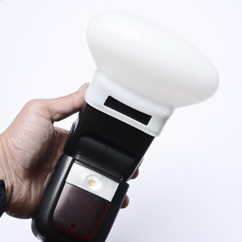Mf-Dd Weiches Silikon Helle Farbe Gummi Mod Kugel Modulares Blitzzubehör Speedlite Blitzkappe Diffusor Bounce Quadrat