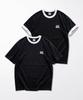 Osillos C106 Roll-Up Trim Ringer Short Sleeve T-Shirt_Black
