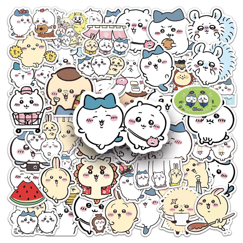 50 Chiikawa Anime Stickers: Waterproof, Cute Japanese Designs for Planners & Decoration