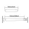 4 Pieces Toilet Paper Holder Replacement Rods, Spring Load Roller, Sturdy, Practical,Toilet