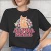 Chat Mâle Alpha Chaton T-shirt Imprimé Drôle Unisexe Unisexe 100% Coton T-shirt Vêtement