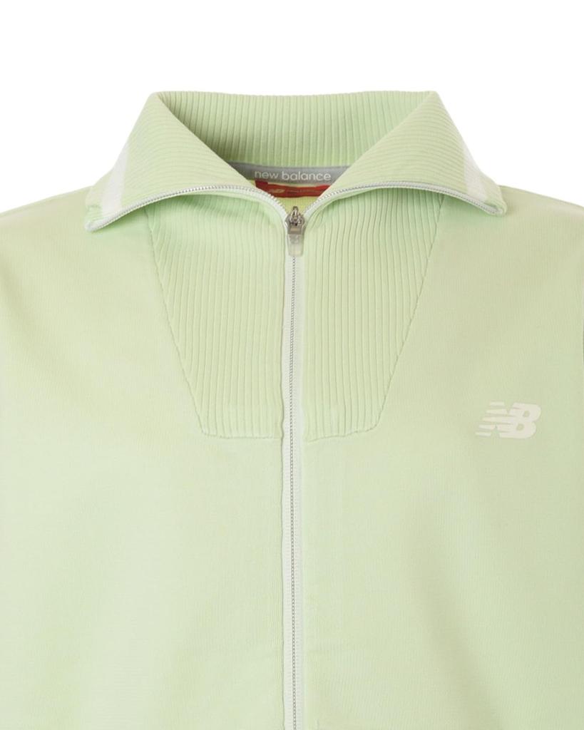 Golf Knit Blouson Brand MOSS 2 [New Balance] (Stretchable, Logo) / Women's / 012-6272501 130_SILVER [L]