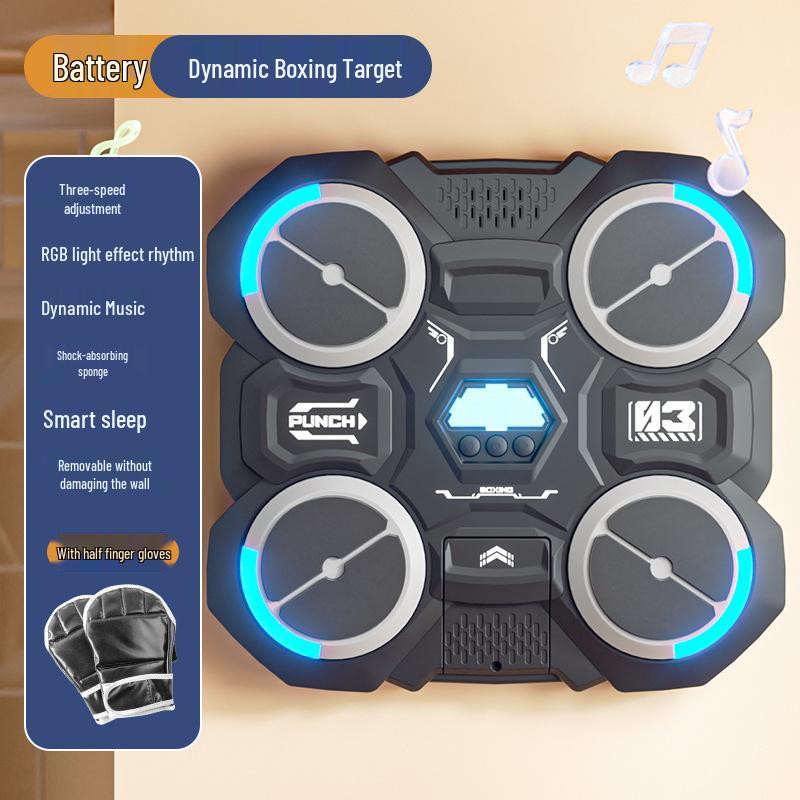 Kids' Electronic Music Boxing Target: Rhythm Training & Stress Relief Toy