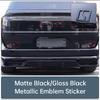 AAVY1 compatible compatible for Zeekr 9X Car Front Badge Blackened Emblem Rear Trunk Letter Emblem Decal Exterior Modification Accessories
