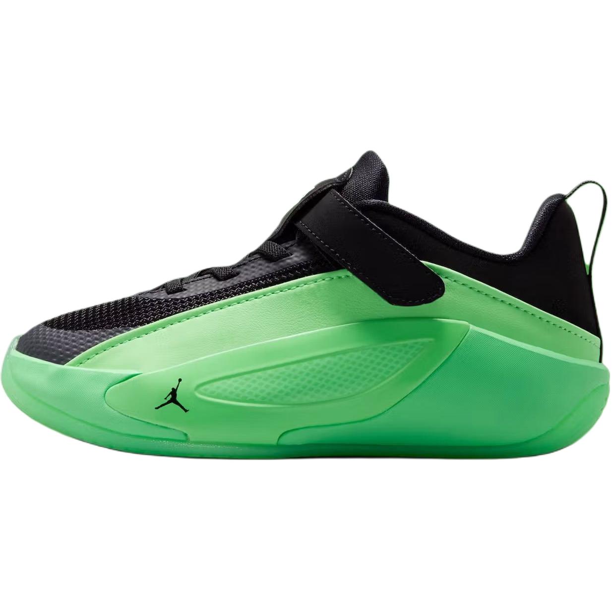 Jordan Luka 5 Venom Comfortable Fit Responsive Breathable Low Top Kids Basketball Shoes Kids basketball shoes Black Green IM5164-302 28