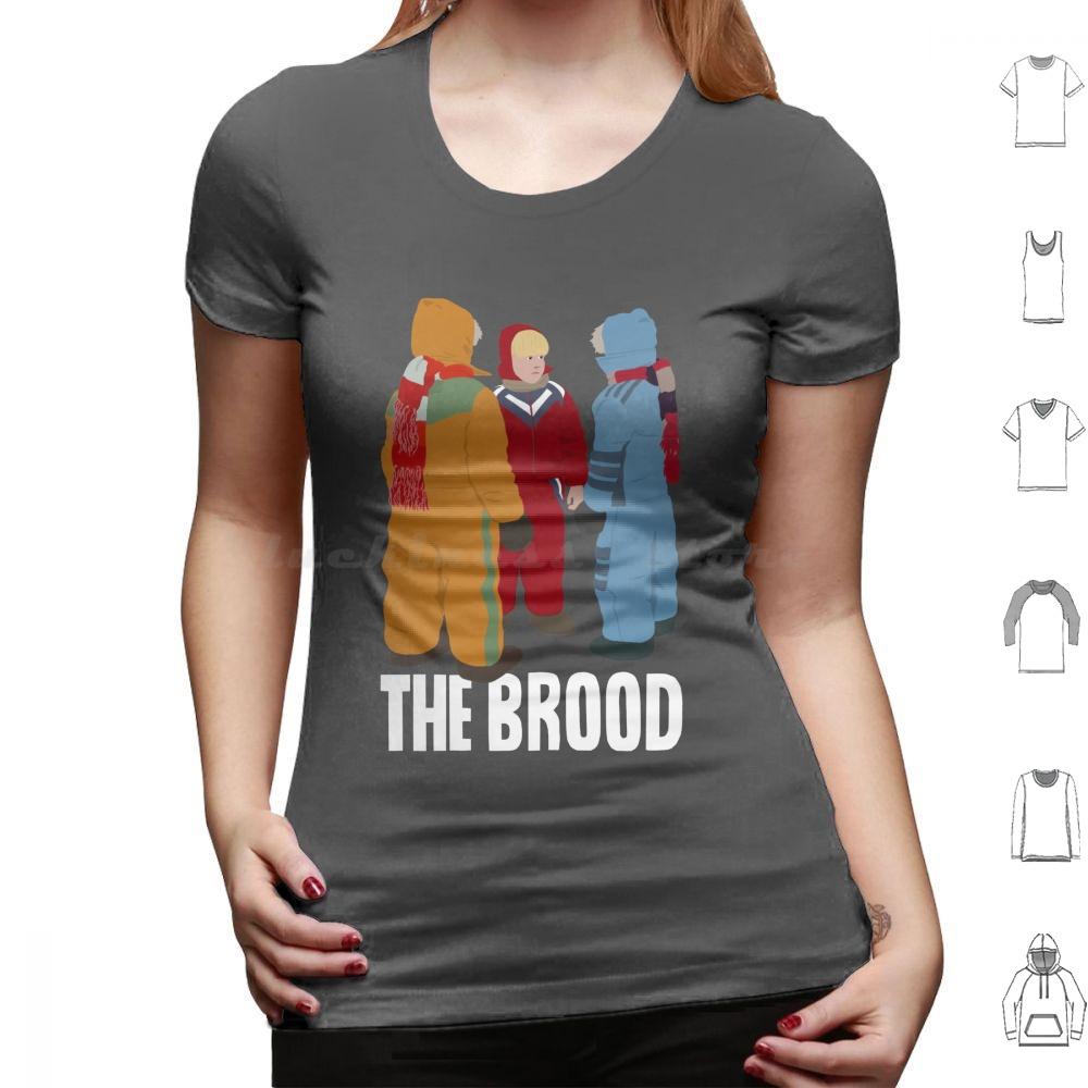 The Brood Title T Shirt Big Size 100 Cotton The Brood David Cronenburg Cult Movie Film Horror Eighties Videodrome Crash 80