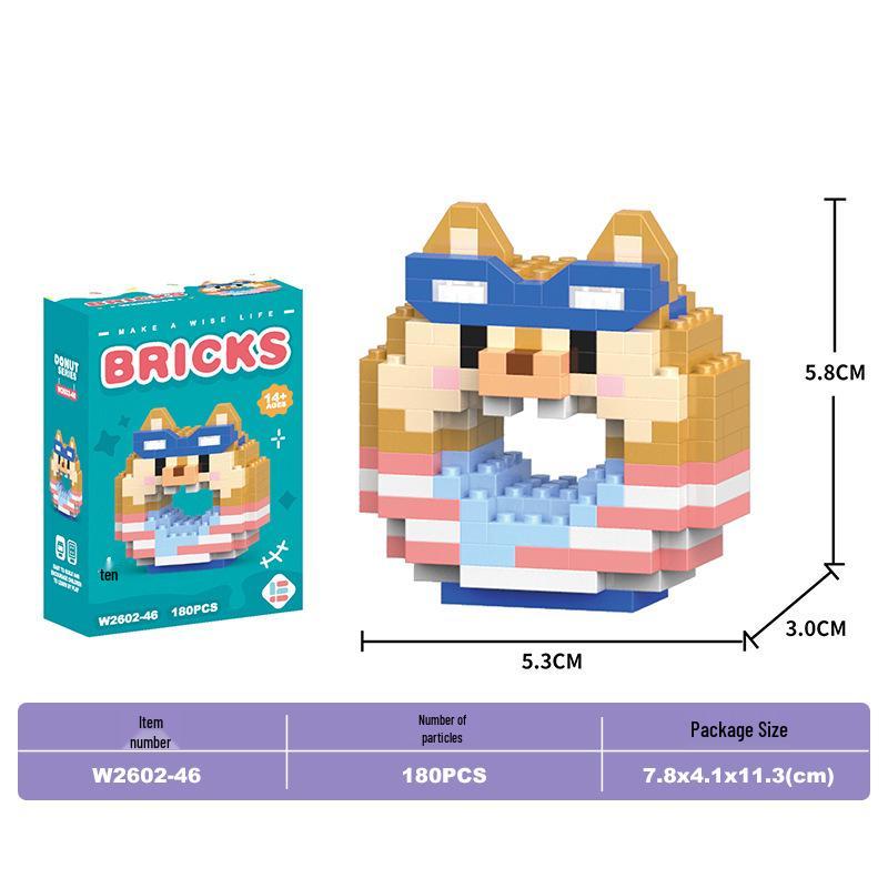 Lele Brothers Micro Building Blocks - Educational Small Animal Sets for Kids, Compatible with Lego, Boys' Toy Gifts