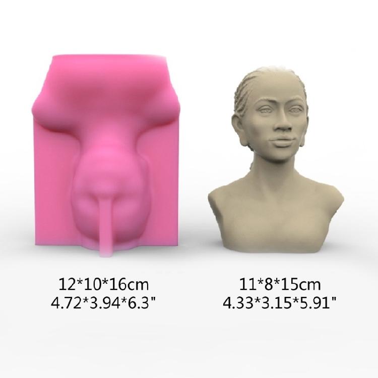Epoxy Resin Goddess Avatar Ornament Mold Silicone Crafts Mold for Home Decor