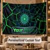Abstract Personalized (22) Theme Personalized Tapestry Custom Name Text Wall Hanging Tapestry Home Background Decoration