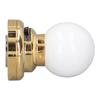 Miniature Ceiling Lamp 1/12 Scale Round Battery Powered Switch Metal Base Dollhouse Lamp Props for Decoration
