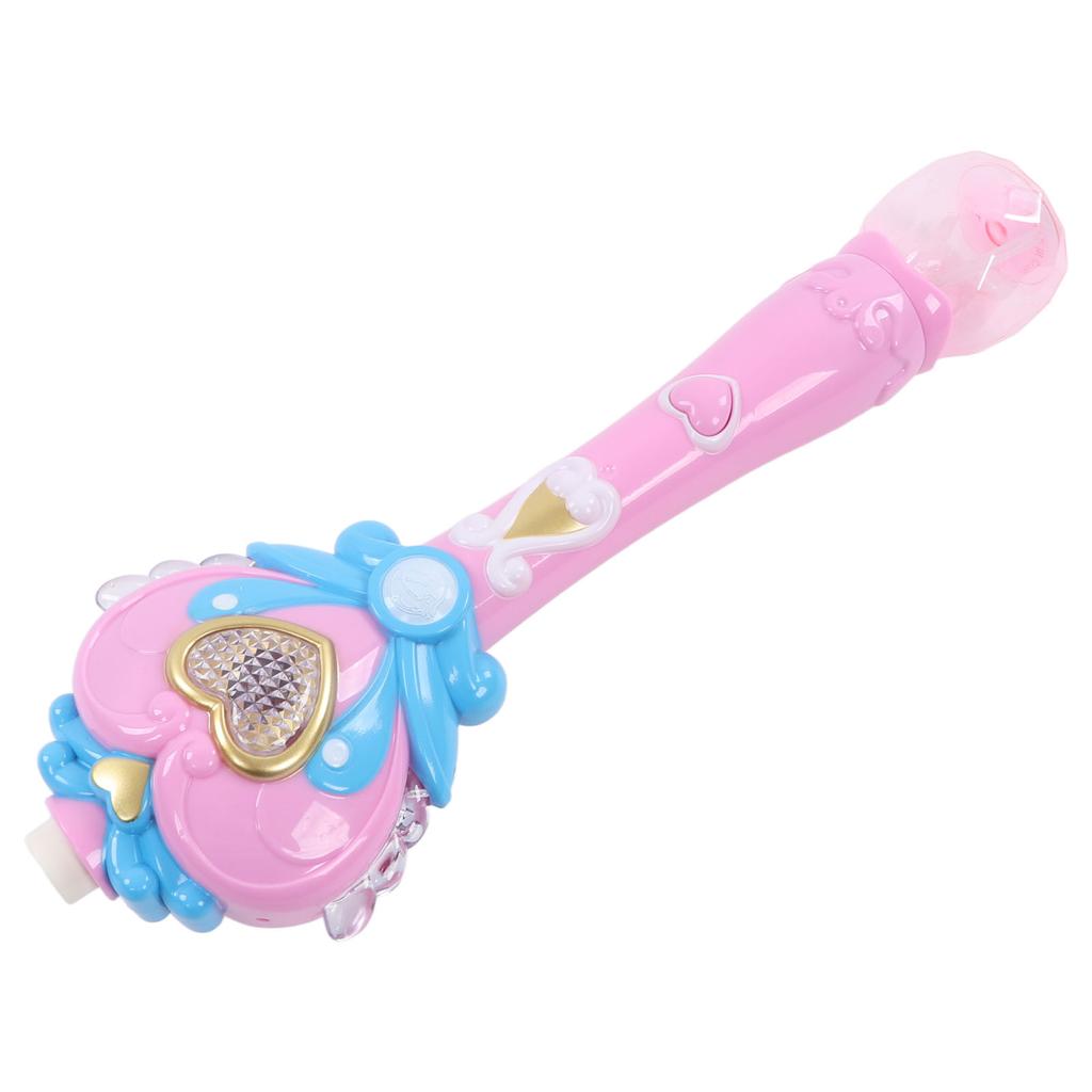 Kids Bubble Blower Wand Automatic Electric Light Up Bubble Blower Wand with Music for Children