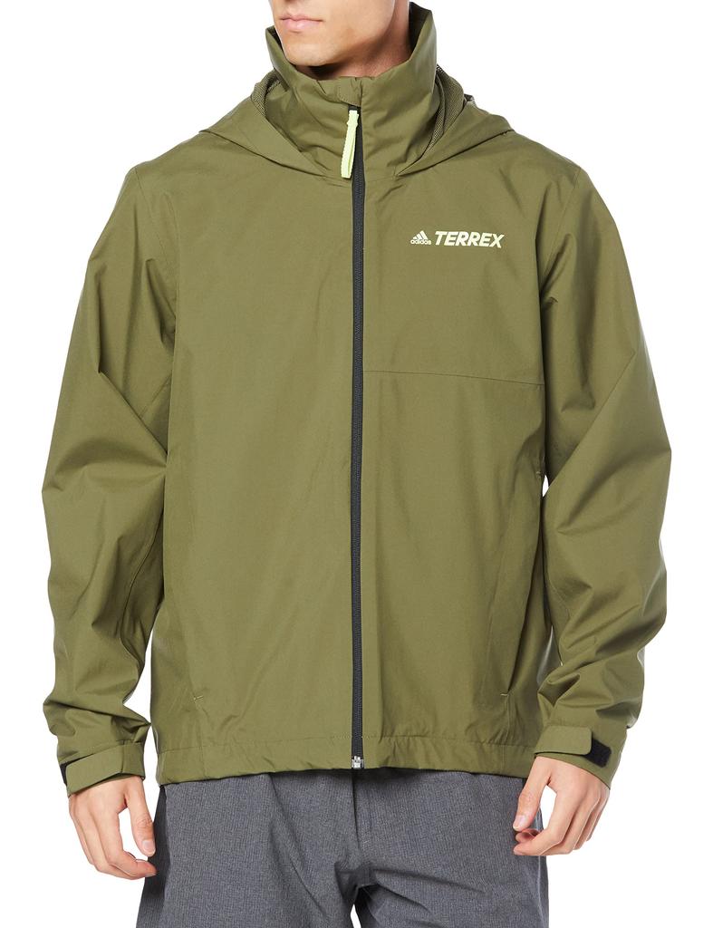 Adidas Jacket Terrex Multi RDY Prime Green Rain Jacket 29595 Focus Olive O RAIN. 2-Layer Men's (GU6485)