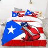 3d Print Puerto Rico flag Bedding Set Duvet Cover 1 Duvet Cover 2 Pillowcases Adult and Kids Bedding Set Luxury Children's Gifts