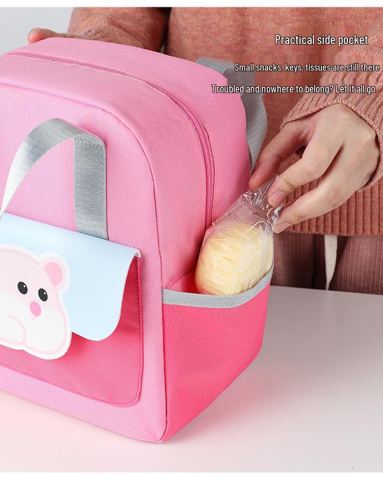 Cartoon Cute Multifunctional Insulated Lunch Bag for Students