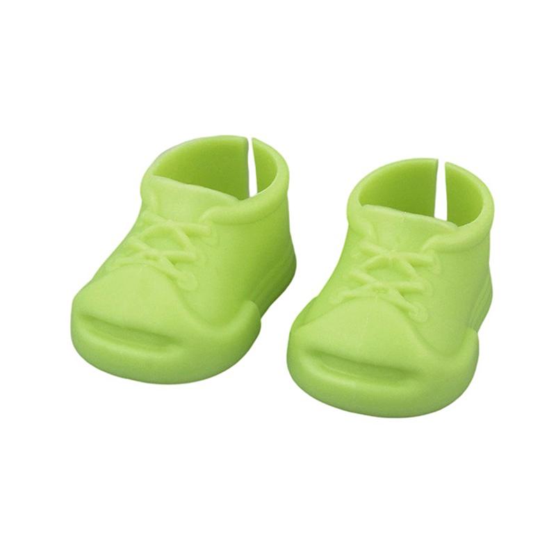 15/17Cm Doll Shoes Plastic Mini Shoes For Dolls Mini Finger Shoes Clothing Accessory For 6.9 Inch Dolls Blind Box Doll