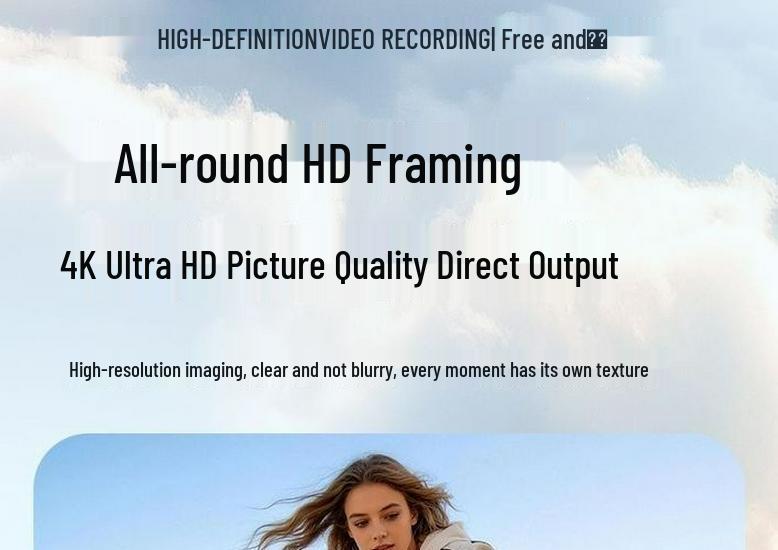 Dopamine HD Pocket Gimbal Camera - Anti-Shake Outdoor Sports Vlog Recorder