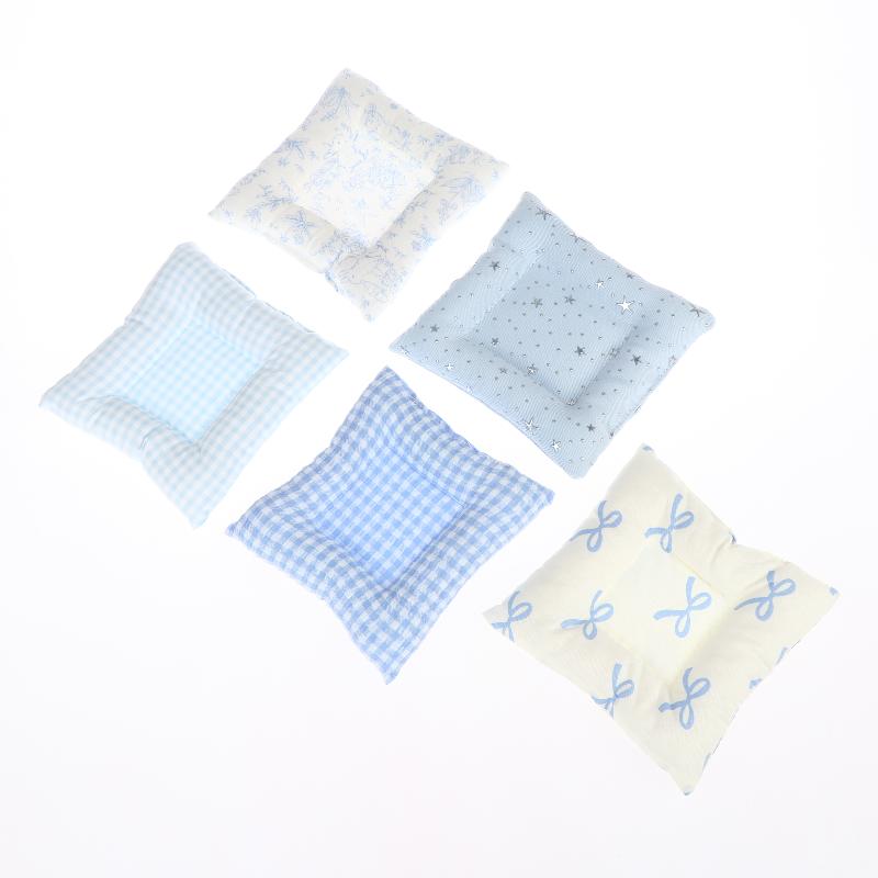 Cotton Plaid Decorative Placemat Heat Insulated Coaster for Rustic Wedding Table Setting Cushion Pad
