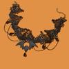 Gothic Spitzenchoker Fledermaus Blume Gespenst Halskette Kreativität Wunderschöner Punk-Schmuck Mode Party Frauen Halloween Geschenk