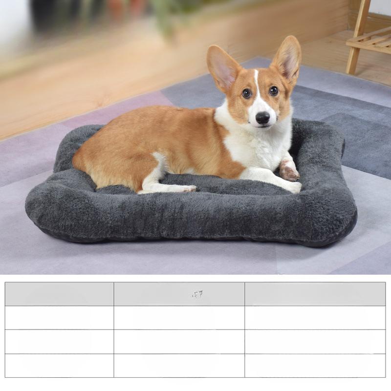 

Коврик для домашних животных, утолщенный, осенне-зимний, теплый, универсальный, для кошек и собак, нескользящая подушка для сиденья S：60*48cm