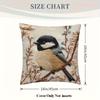 Bird Pillowcase: Nature's Art for Your Comfort Sofa cushion cover, home room dormitory decoration, 2D printing