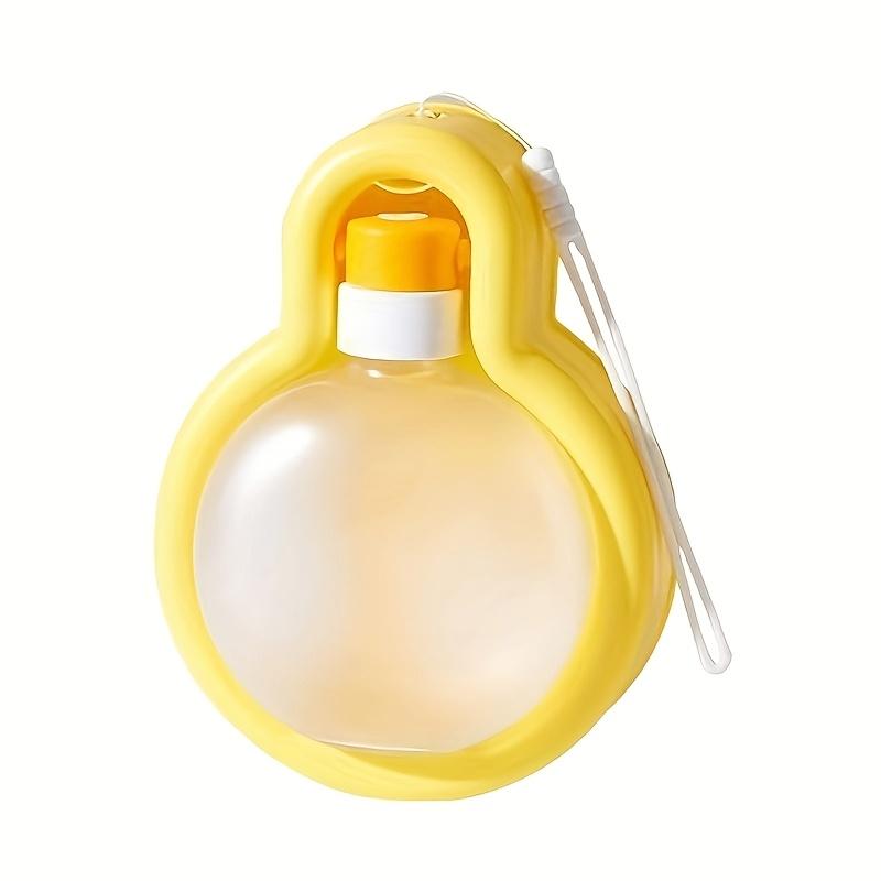 

Bulb water bottle Pet Outing Water Cup Dog Portable Foldable Kettle Large Capacity Dog Bowl Out Drinking Water Feeder жовтий