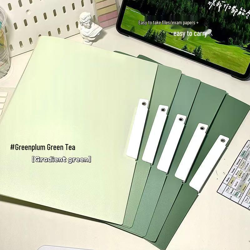 A3 Double Rotating Thickened Side-Opening Folder for Student Test Papers