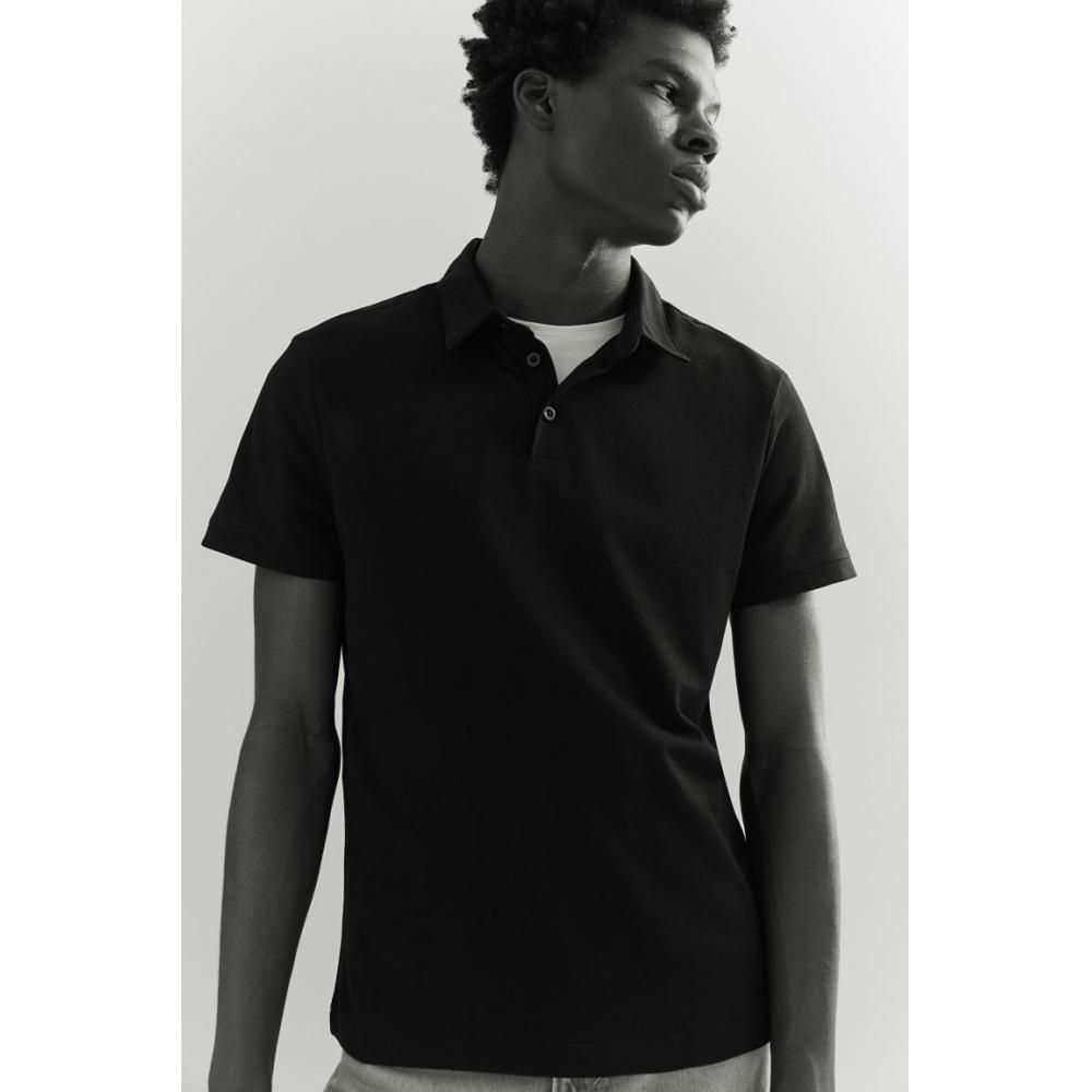 

Рубашка поло HM coolMax slim Fit, черная XS