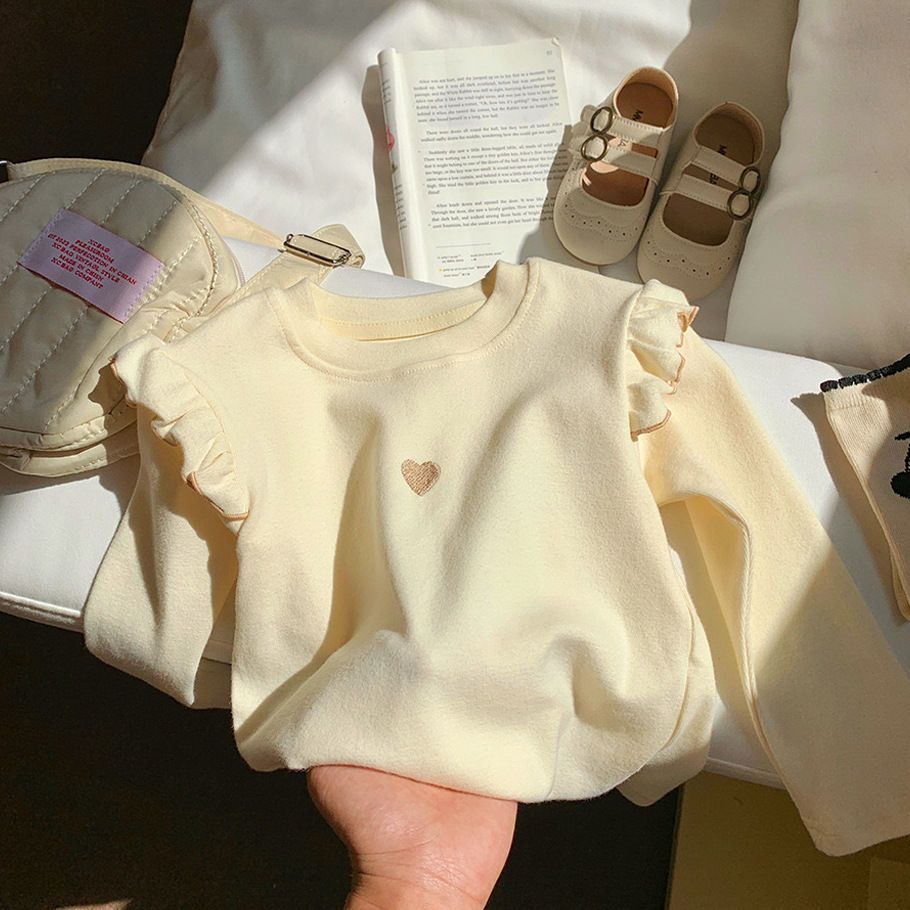 

Девочки Футболки - Весна/Осень Детский Базовый Слой Футболка с Коротким Рукавом и Круглым Вырезом Сладкие Топы Девочки Модная Детская Одежда 130cm жёлтый