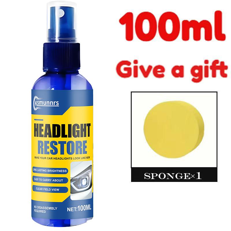 

Car Headlight Restoration Spray - Fast Headlight Clarity Repair Formula, No Electricity Required, Easy to Use, Removes Y