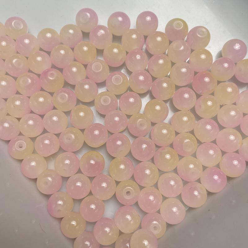 Handmade Glazed Crystal Glass Beads for DIY Jewelry & Bracelet Making