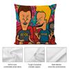 Funny B-Beavis and BUTT-HEAD Pillow Case Short Plush Double-sided Print Square Throw Pillow Covers Sofa Home Cushion Decor