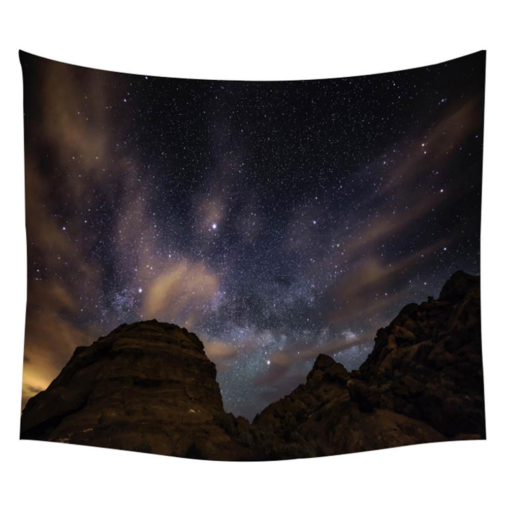 Galaxy Tapestry Space  Wall Decoration Fabric Cosmic Star  Polyester Home