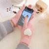 Cute Finger Touch Gloves Love Prevent Cold Touch Screen Gloves Soft Warm Gloves Cold Weather