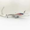 1/400 Scale 20CM Malaysia Airways A350 Aircraft Model Plane Airplane Toy Metal Diecast Planes Model Collection for Children Gifts